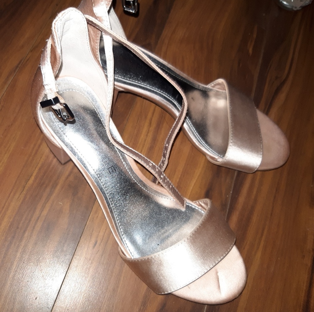 Pink Block Heels
